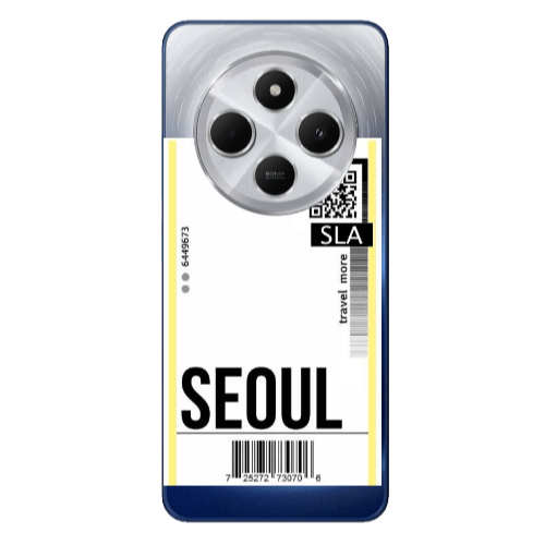 Xiaomi Redmi 14c Seoul Travel More Transparent Silicone TPU Θήκη