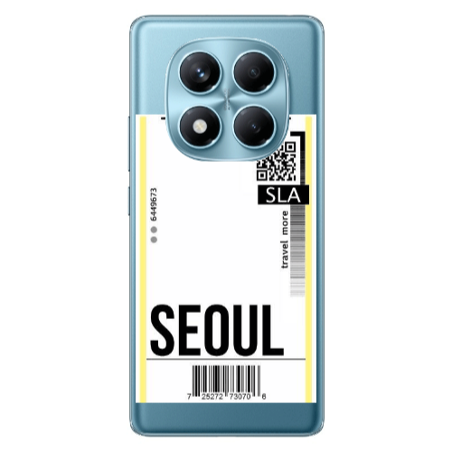 Xiaomi Redmi Note 14 Pro Seoul Travel More Transparent Silicone TPU Θήκη