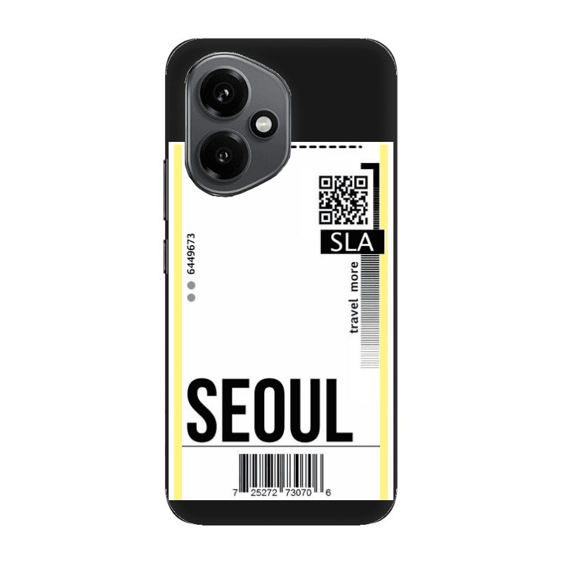Honor Magic 400 Seoul Travel More Black Colored Silicone TPU Θήκη