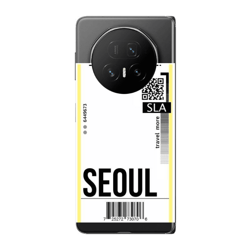 Honor Magic V5 Seoul Travel More Transparent Silicone TPU Θήκη