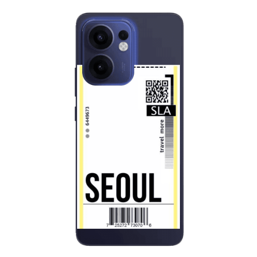 Oppo Reno13 FS Seoul Travel More Transparent Silicone TPU Θήκη