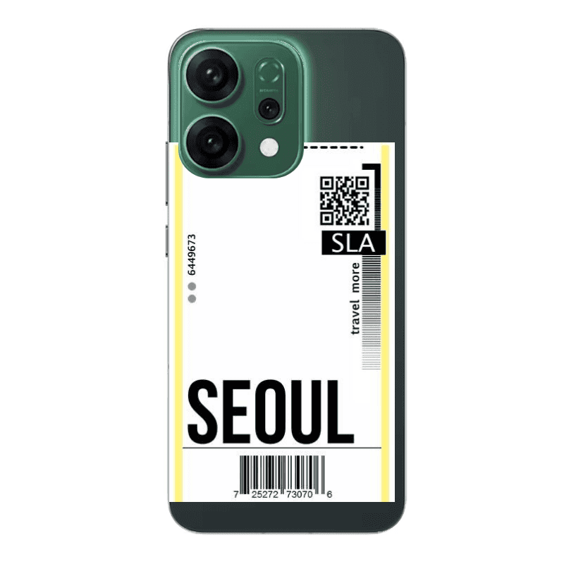 Oppo RENO 14 Seoul Travel More Transparent Silicone TPU Θήκη