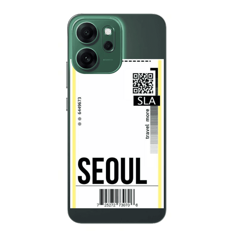 Oppo 14 F Seoul Travel More Transparent Silicone TPU Θήκη