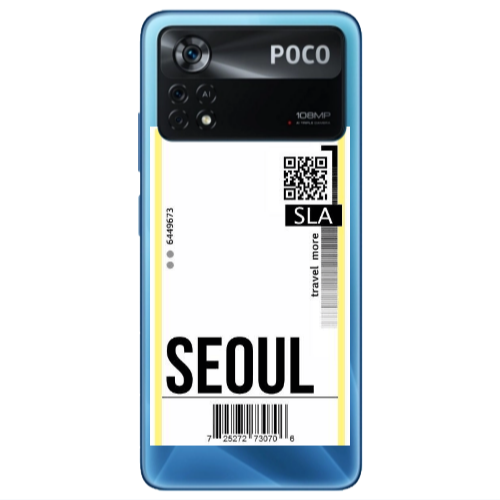 Xiaomi Poco X4 Pro Seoul Travel More Transparent Silicone TPU Θήκη