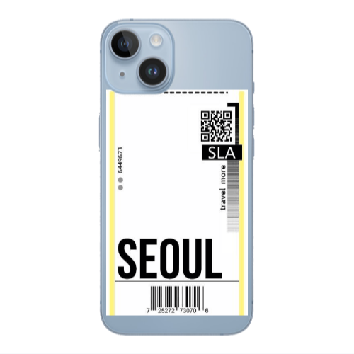 Apple iPhone 14  Seoul Travel More Transparent Silicone TPU Θήκη