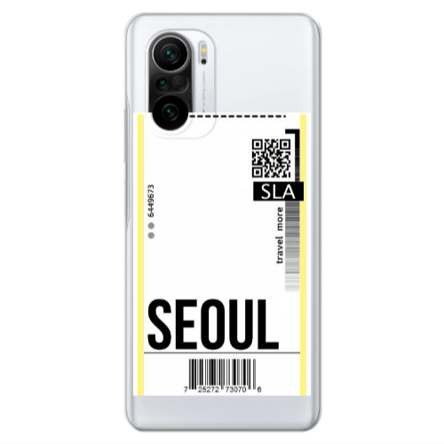 Xiaomi Poco F3 Seoul Travel More Transparent Silicone TPU Θήκη