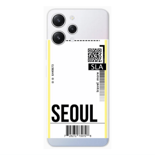 Xiaomi Redmi 12 Seoul Travel More Transparent Silicone TPU Θήκη