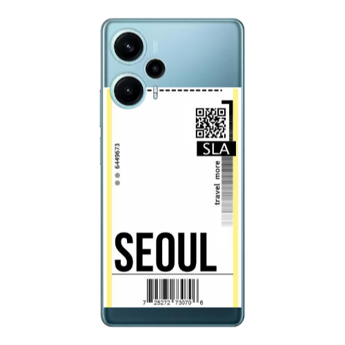Xiaomi Poco F5 Seoul Travel More Transparent Silicone TPU Θήκη