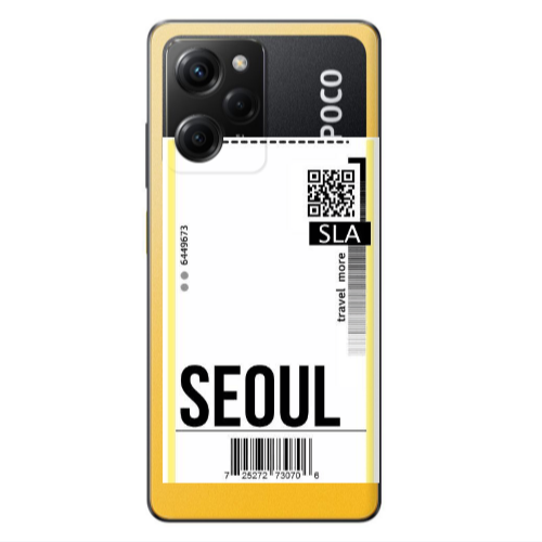 Xiaomi Poco X5 Pro Seoul Travel More Transparent Silicone TPU Θήκη