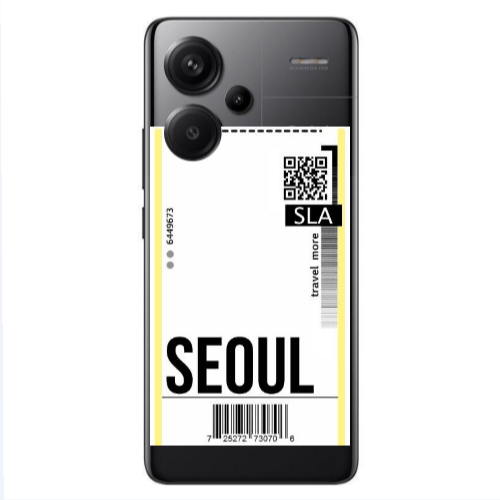 Xiaomi Redmi Note 13 Pro+ 5G  Seoul Travel More Transparent Silicone TPU Θήκη