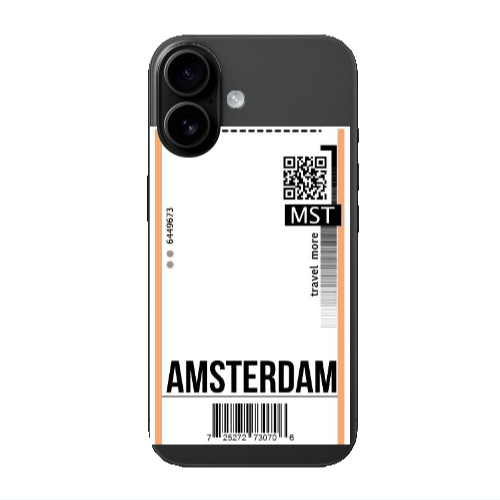 Apple Iphone 16 plus Amsterdam Travel More Transparent Silicone TPU Θήκη