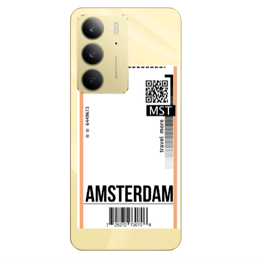 Realme C 75 Amsterdam Travel More Transparent Silicone TPU Θήκη