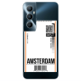Realme C65 Amsterdam Travel More Transparent Silicone TPU Θήκη