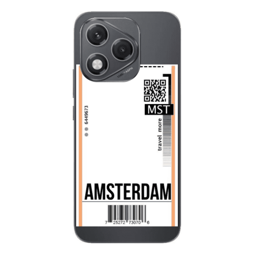 Honor 400 Lite Amsterdam Travel More Transparent Silicone TPU Θήκη