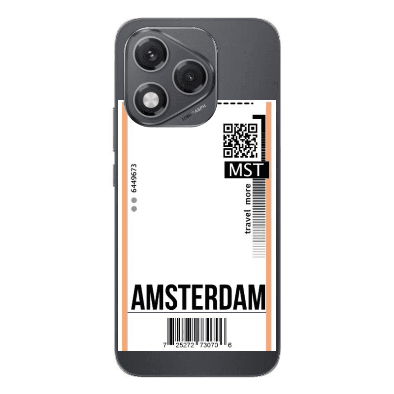 Honor 400 Lite Amsterdam Travel More Transparent Silicone TPU Θήκη