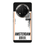 Honor Magic 7 Lite Amsterdam Travel More Black Colored Silicone TPU Θήκη
