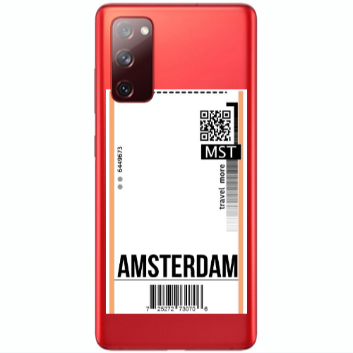 Samsung S20 FE Amsterdam Travel More Transparent Silicone TPU Θήκη