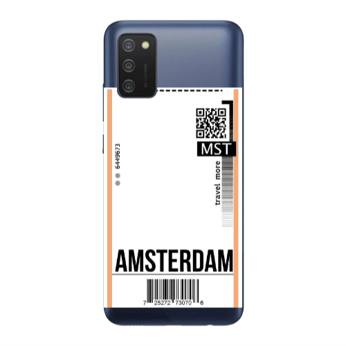 Samsung A03S Amsterdam Travel More Transparent Silicone TPU Θήκη