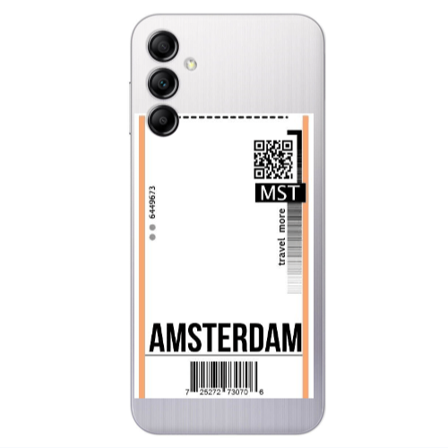 Samsung A24 Amsterdam Travel More Transparent Silicone TPU Θήκη