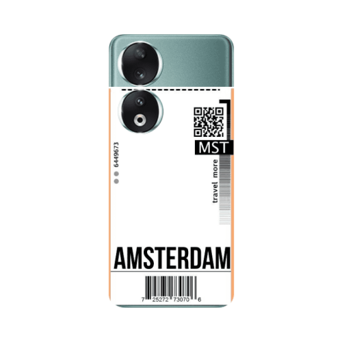 Honor 90 5G Amsterdam Travel More Transparent Silicone TPU Θήκη