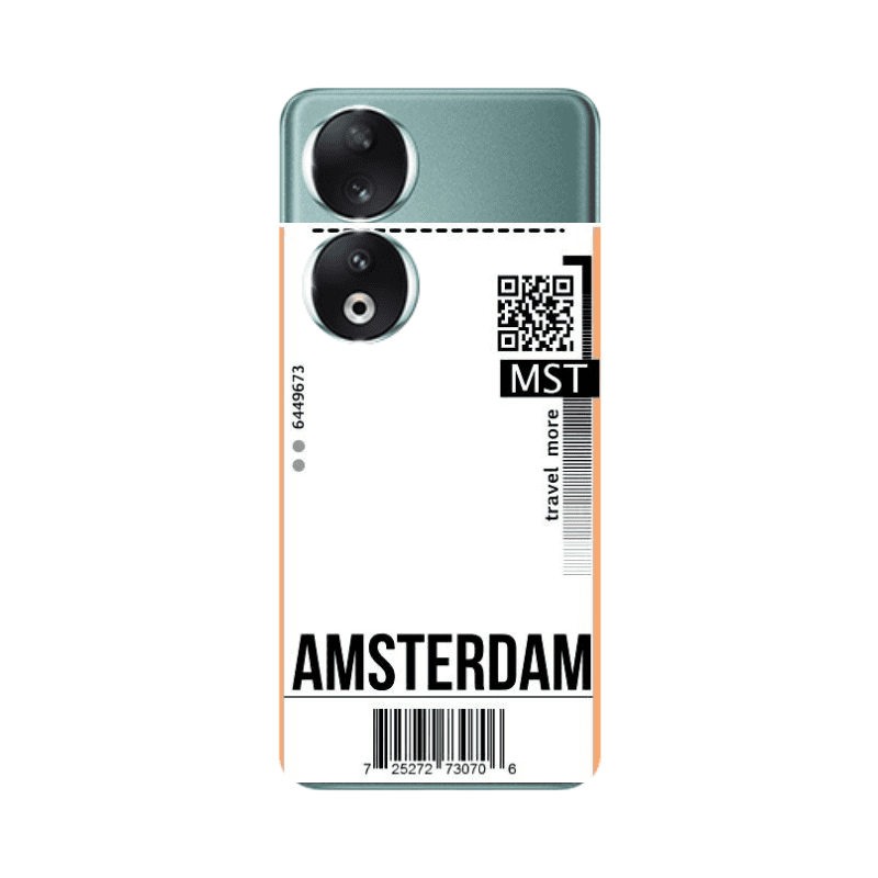 Honor 90 5G Amsterdam Travel More Transparent Silicone TPU Θήκη