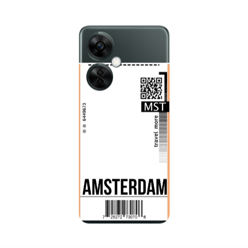 Oneplus Nord CE 3 Lite 5G Amsterdam Travel More Transparent Silicone TPU Θήκη
