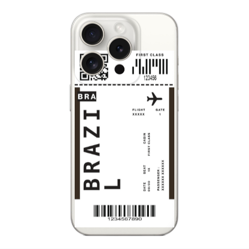 Apple Iphone 16 Pro Max Brazil BRA Transparent Silicone TPU Θήκη