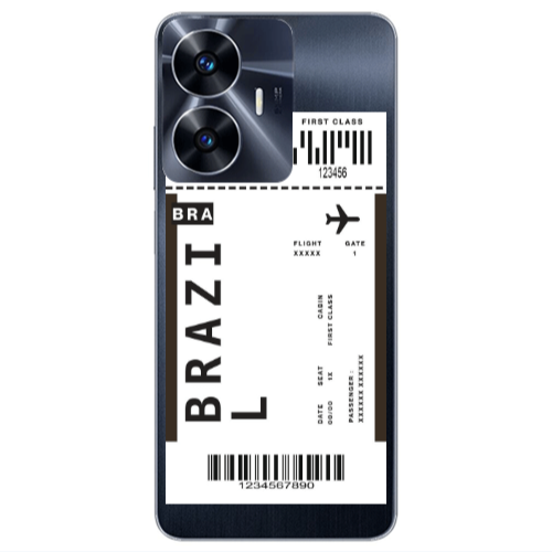 Realme Note 50 Brazil BRA Transparent Silicone TPU Θήκη