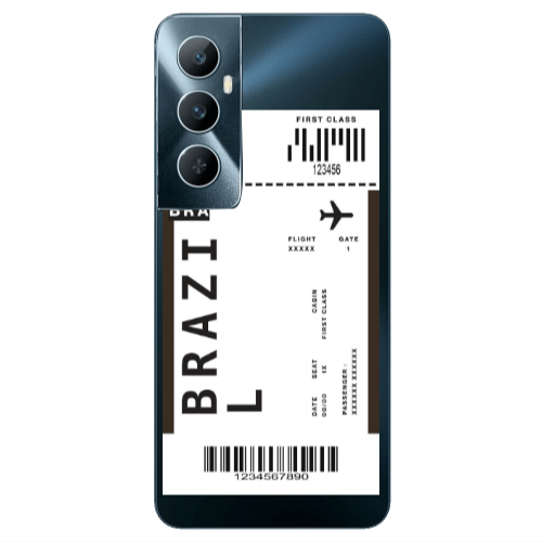 Realme C65 Brazil BRA Transparent Silicone TPU Θήκη