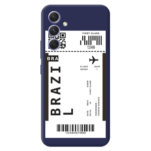 Samsung A56 Brazil BRA Dark blue Colored Silicone TPU Θήκη