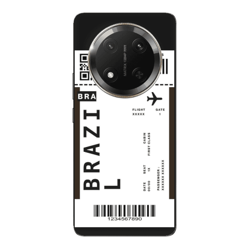 Honor Magic 7 Lite Brazil BRA Black Colored Silicone TPU Θήκη