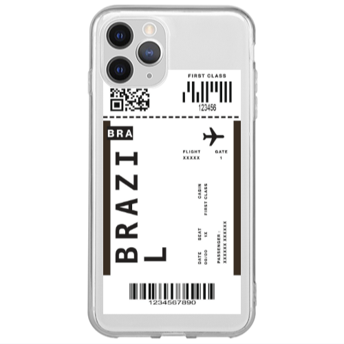 Apple iPhone 13 Pro Max Brazil BRA Transparent Silicone TPU Θήκη