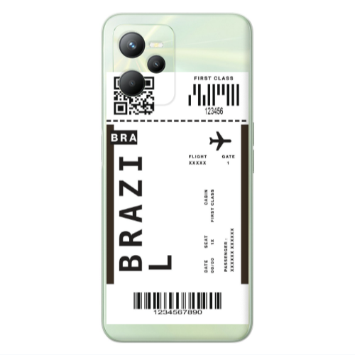 Realme C35 Brazil BRA Transparent Silicone TPU Θήκη