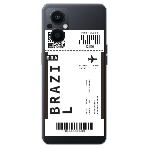 Oppo Reno 7 Lite Brazil BRA Transparent Silicone TPU Θήκη