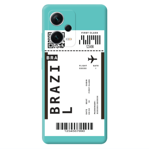 Xiaomi Poco X5 Brazil BRA Turquoise Colored Silicone TPU Θήκη