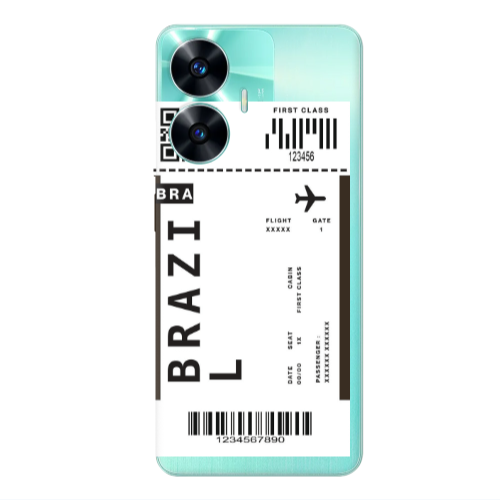 Realme C55 Brazil BRA Transparent Silicone TPU Θήκη