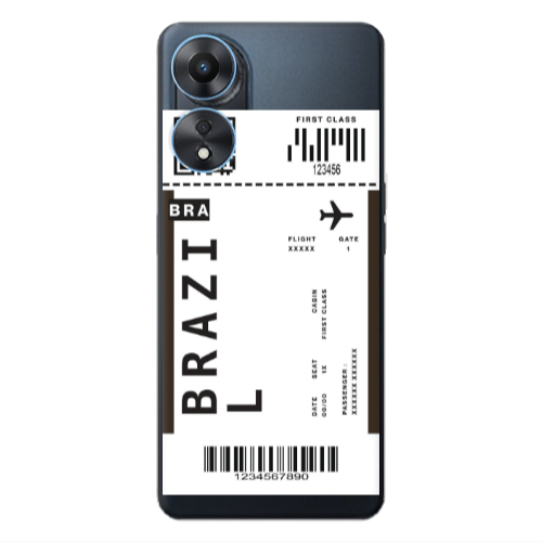 Oppo A 98 Brazil BRA Transparent Silicone TPU Θήκη