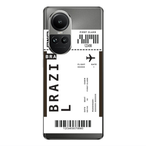 Oppo Reno10 5G Brazil BRA Transparent Silicone TPU Θήκη
