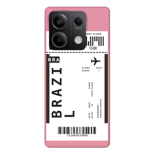 Xiaomi Redmi Note 13Pro 5G Brazil BRA Pink Colored Silicone TPU Θήκη