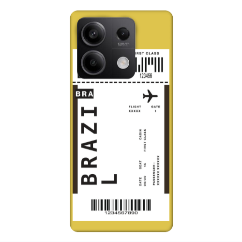 Xiaomi Redmi Note 13Pro 5G Brazil BRA Yellow Colored Silicone TPU Θήκη