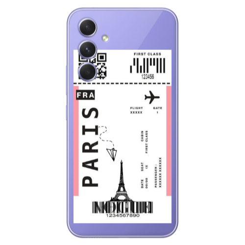 Samsung A36 Paris FRA Transparent Silicone TPU Θήκη