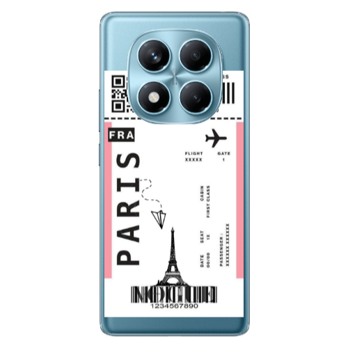 Xiaomi Redmi Note 14 Pro Paris FRA Transparent Silicone TPU Θήκη