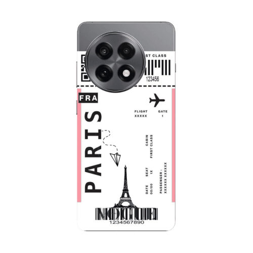 Oneplus 13 R Paris FRA Transparent Silicone TPU Θήκη