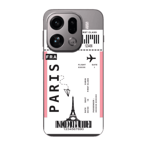 Oppo Find X9 Pro Paris FRA Transparent Silicone TPU Θήκη