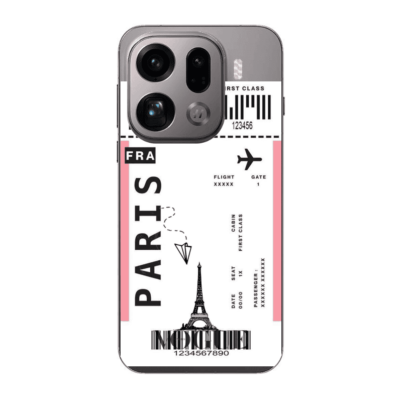 Oppo Find X9 Pro Paris FRA Transparent Silicone TPU Θήκη