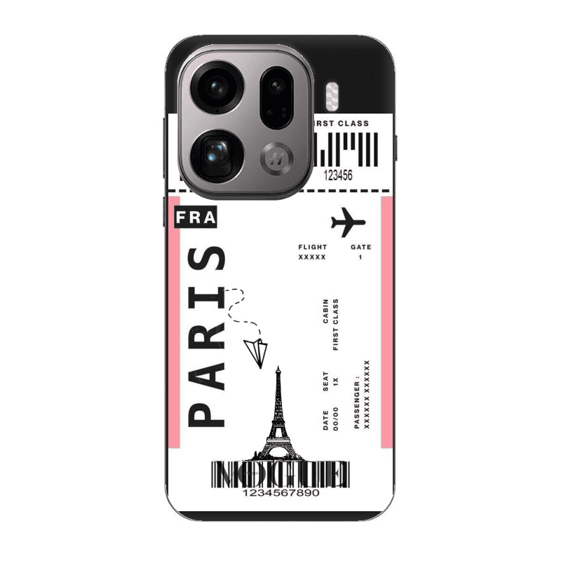 Oppo Find X9 Pro Paris FRA Black Colored Silicone TPU Θήκη