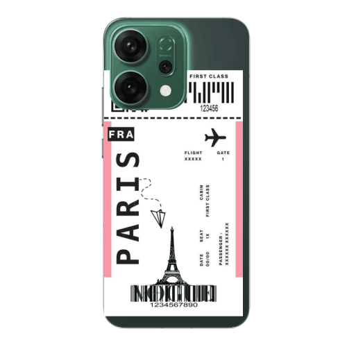 Oppo RENO 14 Paris FRA Transparent Silicone TPU Θήκη