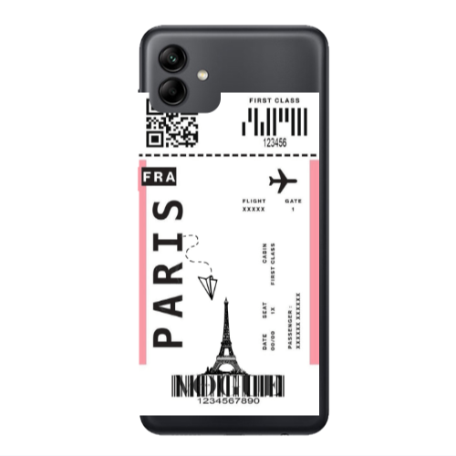 Samsung A04 Paris FRA Transparent Silicone TPU Θήκη