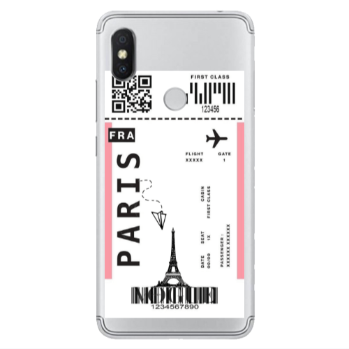 Xiaomi Redmi S2 Paris FRA Transparent Silicone TPU Θήκη