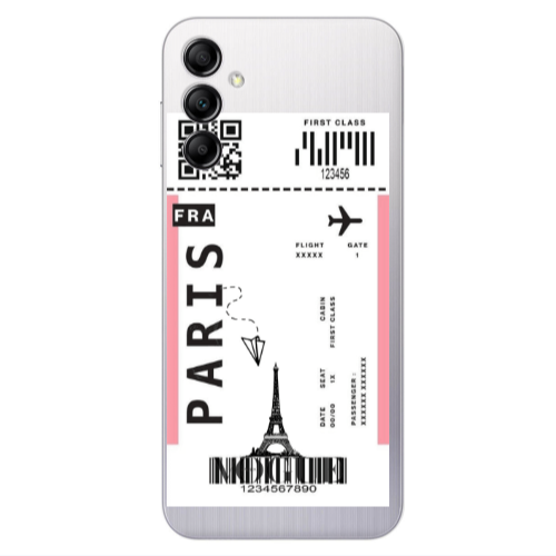 Samsung A24 Paris FRA Transparent Silicone TPU Θήκη